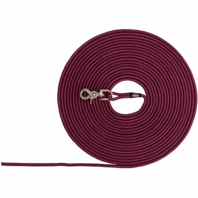 TRIXIE HONDENRIEM SLEEPLIJN ROND ZONDER HANDLUS SANGRIA ROOD 10 MTR X 0,6 CM - thumbnail