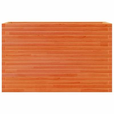 Plantenbak 110x40x68,5 cm massief grenenhout wasbruin