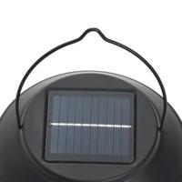 Wandlantaarns voor buiten 2 st solar flikkerende vlam warmwit - thumbnail