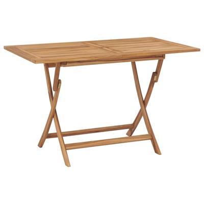 Tuintafel inklapbaar 120x70x75 cm massief teakhout