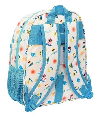 Schoolrugzak Baby Shark Surfing Blauw Wit 27 x 33 x 10 cm Schoolrugzak Baby Shark Surfing Blauw Wit 27 x 33 x 10 cm