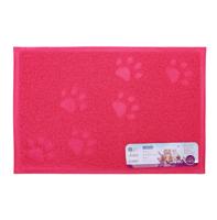 Nobleza Kattenbakmat - Placemat - Rubber - Rechthoek - 40x60 cm - Roze - thumbnail