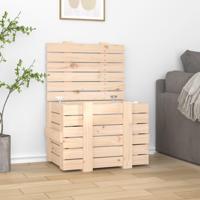VidaXL Opbergbox 58x40,5x42 cm massief grenenhout - thumbnail