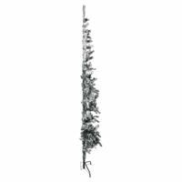 VidaXL Kunstkerstboom half met sneeuw smal 180 cm - thumbnail