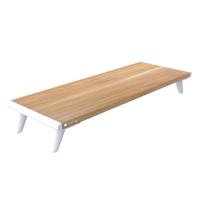 Techly ICA-MS 389 flat panel bureau steun Wit, Hout - thumbnail