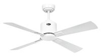 CasaFan ECO NEO III 103 WE-WE/LG WiFi Flügel Weiß/Lichtgrau Plafondventilator 16 W (Ø x h) 103 cm x 360 mm Wit Met afstandsbediening, Timer, Met wintermodus, - thumbnail