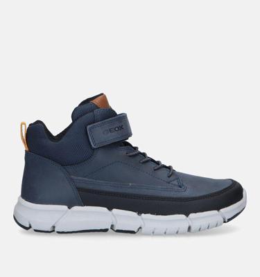 GEOX® J Flexyper Boy kindersneakers met hoge hiel. marineblauw GEOX® J Flexyper Boy kindersneakers met hoge hiel. marineblauw