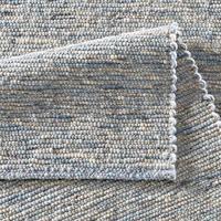 Tapeso Wollen vloerkleed - Kaia lichtblauw - 90x160 cm - thumbnail