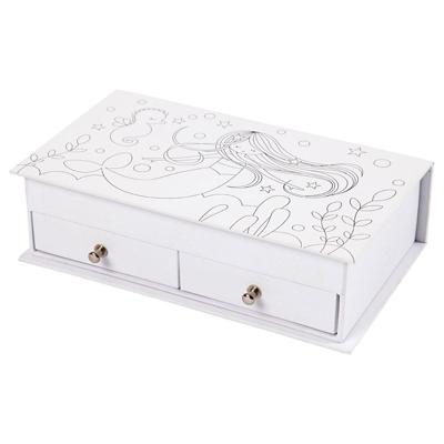 Creativ Company Sieradendoos papier-maché zeemeermin met spiegel