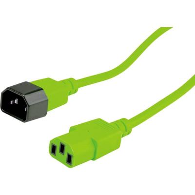 ROLINE stroomverlengkabel, IEC 320 C14 - C13, groen, 0,8 m ROLINE stroomverlengkabel, IEC 320 C14 - C13, groen, 0,8 m