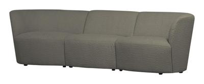 WOOOD 3-zits Bank 'Coco' Bouclé, kleur Warm Groen WOOOD 3-zits Bank 'Coco' Bouclé, kleur Warm Groen