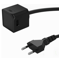 Powercube Usbcube Extended Usb A En C Zwart - thumbnail