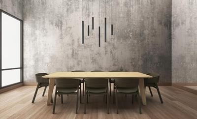 Lucide LORENZ - Hanglamp - Ø 120 cm - LED Dimb. - 6x4W 3000K - Zwart