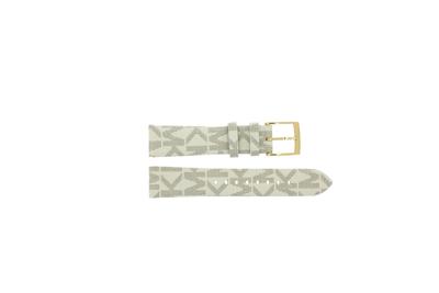 Horlogeband Michael Kors MK2858 Kunststof/Plastic Wit 18mm Horlogeband Michael Kors MK2858 Kunststof/Plastic Wit 18mm