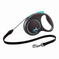 Flexi rollijn black design cord blauw - thumbnail