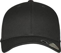 Flexfit FX6277DC Flexfit Wooly Combed Adjustable Cap - Black/Black - One Size - thumbnail