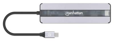 Manhattan 153928 USB-C dockingstation Geschikt voor merk (dockingstation): Universeel Incl. laadfunctie, USB-C Power Delivery - thumbnail