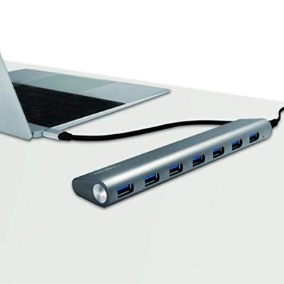 LogiLink UA0310 interface hub USB 3.2 Gen 1 (3.1 Gen 1) Type-C 5000 Mbit/s Grijs