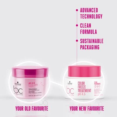Schwarzkopf - Bonacure Color Freeze Treatment PH 4.5 Haarbehandeling 200 ml - thumbnail
