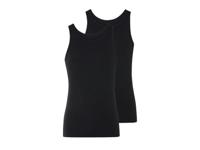 esmara Men 2 Heren hemden (Zwart, XXL) - thumbnail