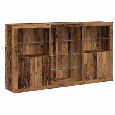 Dressoir Oud hout 181,5 x 37 x 100 cm Bewerkt hout
