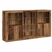 Dressoir Oud hout 181,5 x 37 x 100 cm Bewerkt hout - thumbnail