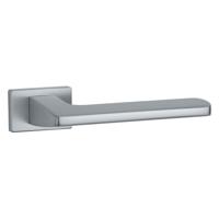 Aprile Massieve Deurkruk Yuka Mat Chroom Op Rechthoekig Rozet - thumbnail