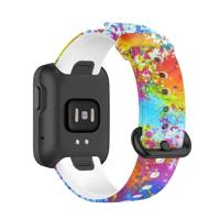 By Qubix - Siliconen band met print - Verfprint - Compatible met Xiaomi Mi Watch Lite/Redmi Watch - Compatible Xiaomi bandje - thumbnail