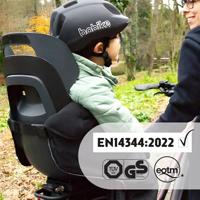 Bobike Kinderzitje achter go maxi avs+ - zwart - thumbnail