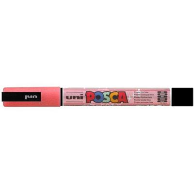 Paintmarker Uni POSCA PC3M fijn glitter rood