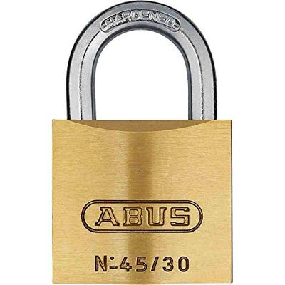ABUS Cilinderhangslot | breedte slotlichaam 29 mm | messing verschillendsluitend | 1 stuk - 80611 80611 ABUS Cilinderhangslot | breedte slotlichaam 29 mm | messing verschillendsluitend | 1 stuk - 80611 80611