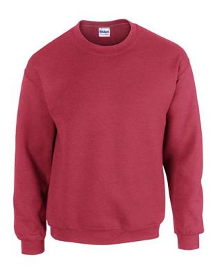 Gildan G18000 Heavy Blend™ Adult Crewneck Sweatshirt - Antique Cherry Red (Heather) - S