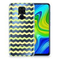 Xiaomi Redmi Note9 | TPU bumper | Waves Yellow - thumbnail