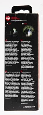 Ledlenser LED-zaklamp | 15/90/200 lm accu | 1 li-Ion 15/60/90 m | zwart | 1 stuk - 502177 - 502177