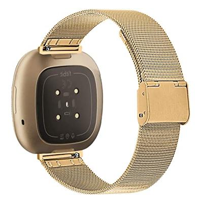 Fitbit Versa 3/4 & Sense 1/2 - Milanese bandje met klemsluiting - Goud Fitbit Versa 3/4 & Sense 1/2 - Milanese bandje met klemsluiting - Goud