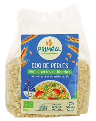 Primeal Duo van parels bio 500 Gram Primeal Duo van parels bio 500 Gram