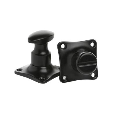 De Oude Deurklink WC Slot Draaiknop mat zwart