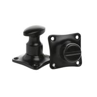 De Oude Deurklink WC Slot Draaiknop mat zwart - thumbnail