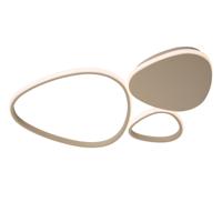 Lucide SAMLING - Plafonnière - LED Dimb. - CCT - 1x30W 2700K/4000K - Taupe - thumbnail