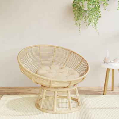 Zitkussen rond Ø 60x11 cm oxford stof beige