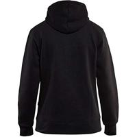 Blåkläder Dames hoodie met rits 33951048 | Zwart | Maat L - 7330509542910 - thumbnail