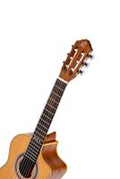 Ortega RQC25 Requinto Series Natural 1/2-formaat klassieke gitaar met gigbag - thumbnail