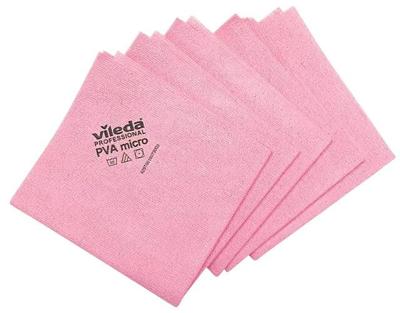 Microvezeldoek vileda pro rood | 20 stuks