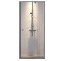 Sealskin Nisdeur Hooked Omkeerbaar Ruime Verstelbaarheid 90x200 cm Zilver - thumbnail