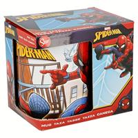 Mok Spider-Man Great power Blauw Rood Keramisch 350 ml - thumbnail