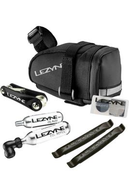 Lezyne M Caddy Zadeltas CO2-Kit - Zwart Lezyne M Caddy Zadeltas CO2-Kit - Zwart