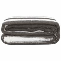 VidaXL Tenttapijt 250x300 cm antracietkleurig en wit - thumbnail