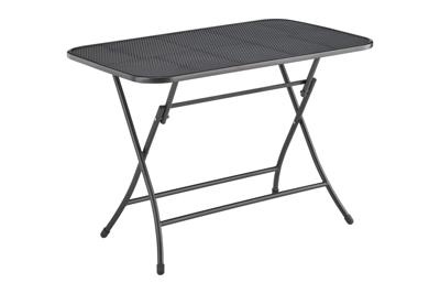 Kettler klaptafel strekmetaal 110 x 70 cm antraciet