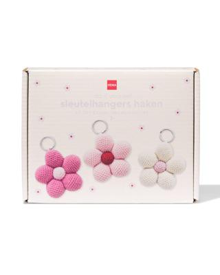 HEMA Haakset sleutelhangers bloemen