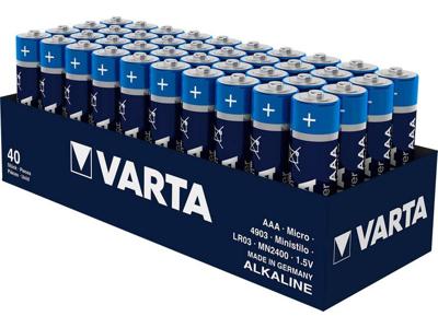 Varta LONGLIFE Power AAA Tray 40 AAA batterij (potlood) Alkaline 1.5 V 40 stuk(s)